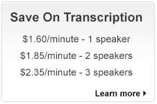 Transcription Cost Save Special